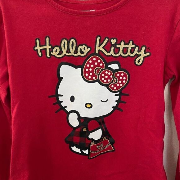 Garanimals Hello Kitty Red Long Sleeve Graphic Shirt - Picture 3 of 4